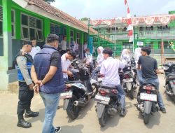 Polsek Cikalongwetan Tertibkan Knalpot Brong di Lingkungan Sekolah