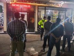 KRYD Malam Minggu, Polsek Cikalongwetan Amankan 3 Knalpot Brong dan 30 Botol Miras