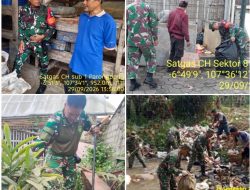 Satgas Citarum Harum Sektor 8 Perkuat Patroli Sungai dan Pengelolaan Limbah di Wilayah Parongpong-Lembang-Ciater