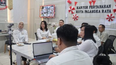 Kanwil BPN Kalteng Evaluasi Kinerja Pertanahan di Palangka Raya
