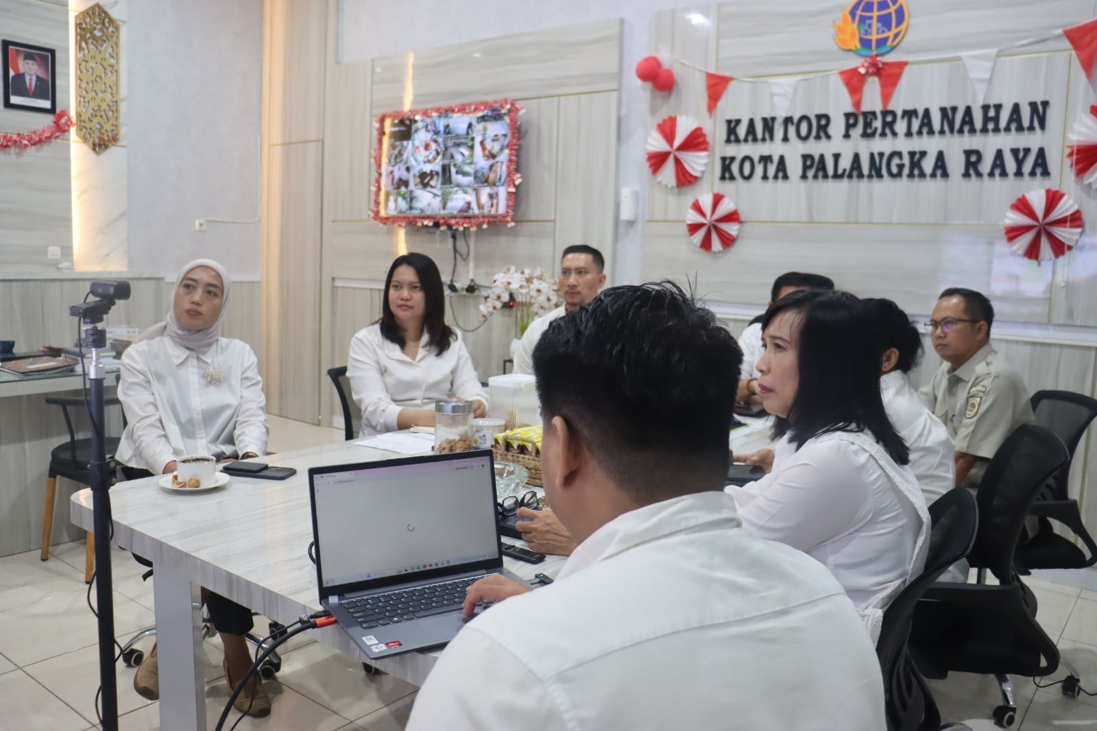 Kanwil BPN Kalteng Evaluasi Kinerja Pertanahan di Palangka Raya