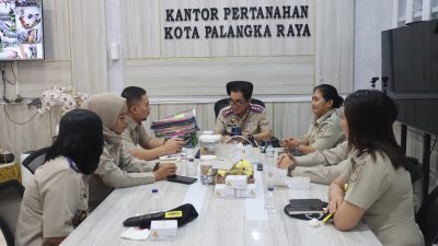 Kantor Pertanahan Palangka Raya Perkuat Layanan Terintegrasi