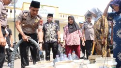 Krisis Air Bersih, Polres Kuningan Salurkan Bantuan ke Desa Hantara