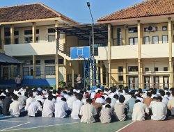 Cegah Balap Liar, Satlantas Polres Kuningan Edukasi Pelajar SMAN 1 Mandirancan