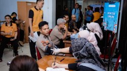 Polda Metro Jaya Gelar Donor Darah Meriahkan HUT ke-75 Humas Polri