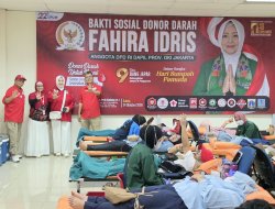 Fahira Idris Gelar Donor Darah, 240 Pendonor Sambut Sumpah Pemuda 2026