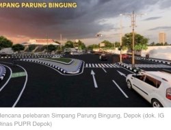 Urai Kemacetan, Simpang Parung Bingung dan jalan Raya Sawangan Mulai Digarap Pekan Depan