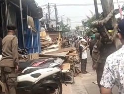 Satpol PP Depok Kembali Bereaksi Bongkar 80 Bangunan Liar di Cimanggis, 180 Lagi Menanti