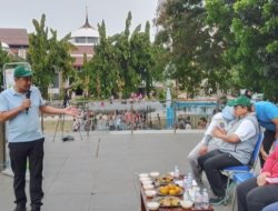 Semangat Warga Depok: Olahraga Pagi Sambil Kampanyekan Gerakan Peduli Lingkungan dan Gerakan Pemilahan Sampah