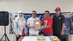 FPTI Depok Terima Hibah Sarana Latihan Berkualitas dari Grade Depok untuk Pembinaan Atlet Panjat Tebing Muda Depok