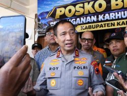 Kapolda Jateng Turun Langsung ke Lokasi Karhutla Gunung Lawu, 244 Personel Gabungan Dikerahkan