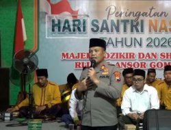 Polsek Gombong Gelar Sholawatan Hari Santri, Doakan Keselamatan Bangsa