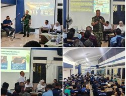 Sektor 8 Satgas Citarum Harum dan KPSBU Lembang Sosialisasikan Pengelolaan Limbah