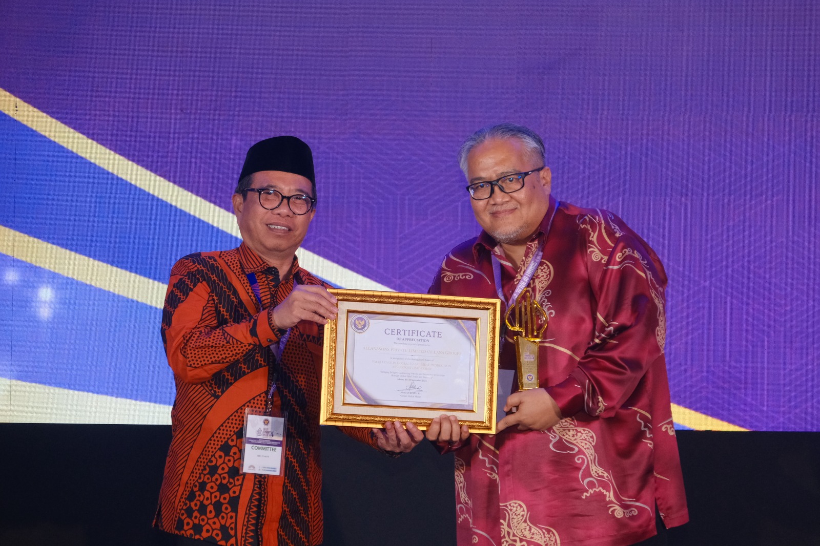 Allanasons Raih Indonesia Halal Awards 2026, Kiprah Protein Halal Global Makin Diakui
